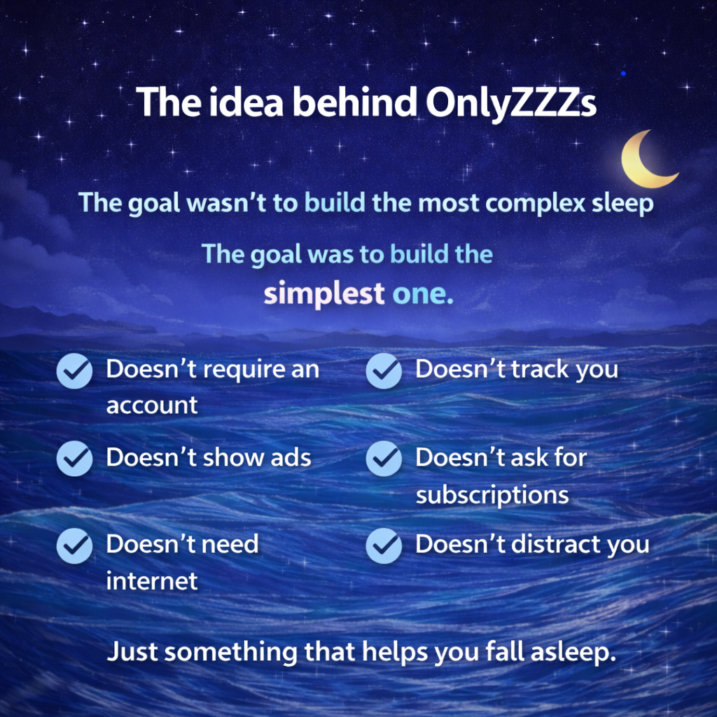 The idea behind OnlyZZZs